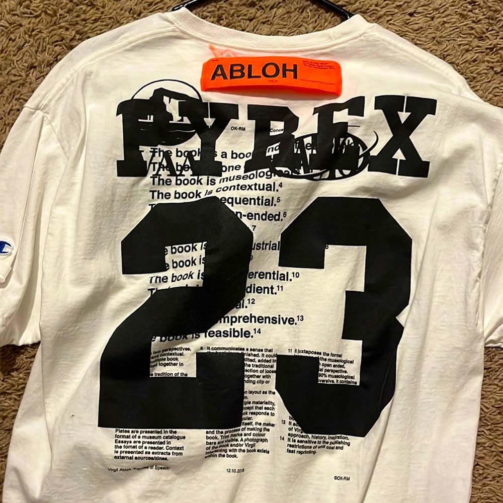 PYREX VIRGIL ABLOH TEAM TEE